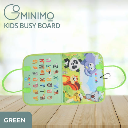 GOMINIMO Kids Busy Board Learning Toys (Green) GO-BB-100-BF