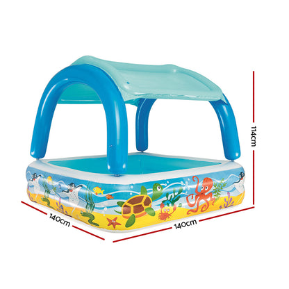 Bestway Inflatable Kids Pool Canopy Play Pool Swimming Pool Family Pools