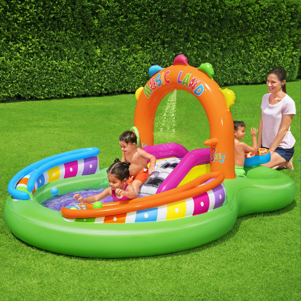 Bestway Inflatable Swimming Play Pool Kids Above Ground Kid Game Toy 3 People